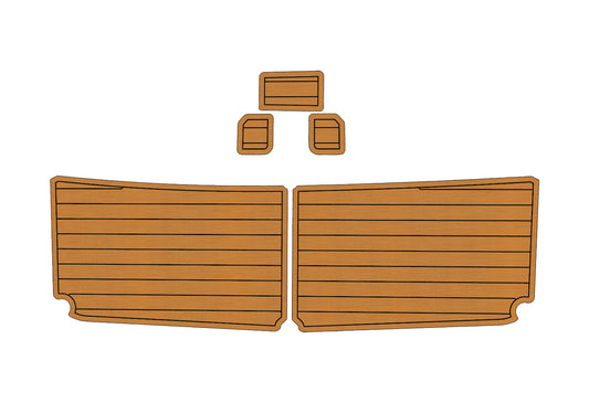 1998 Bayliner 2858 Ciera Cockpit Swim platform 1/4" 6mm EVA faux teak mat Floor