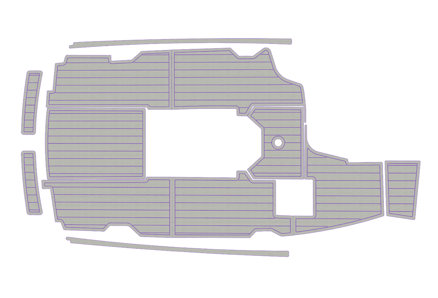 1994 Mastercraft Prostar Marine teak deck EVA Foam Boat flooring