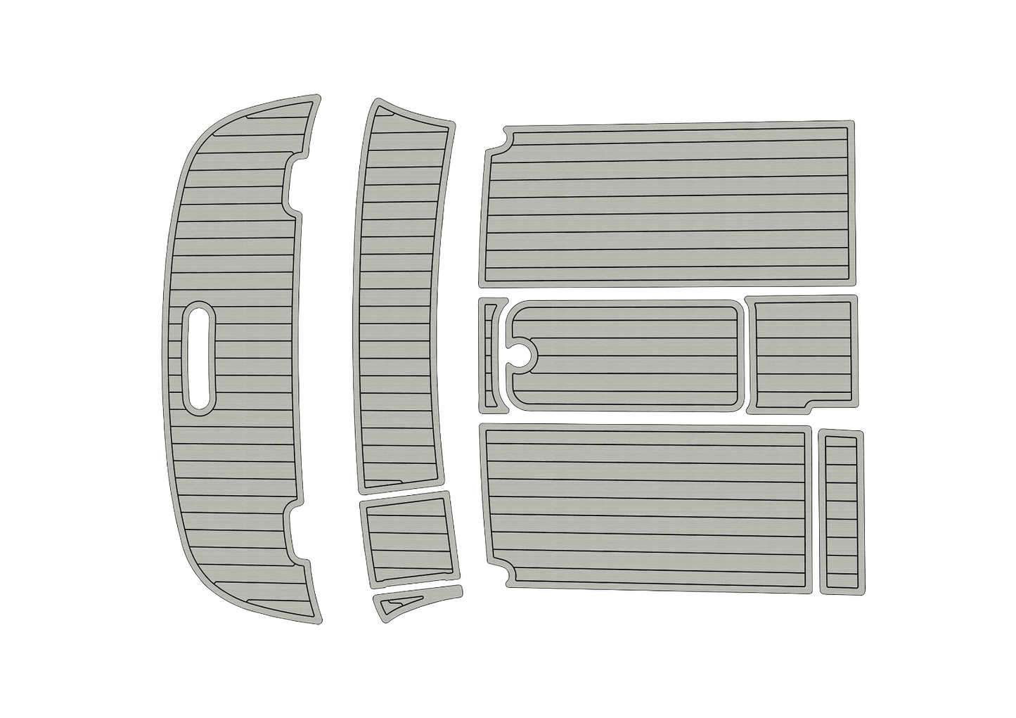 2010 Bayliner 652 Cockpit Swim platform 1/4" 6mm EVA foam floor
