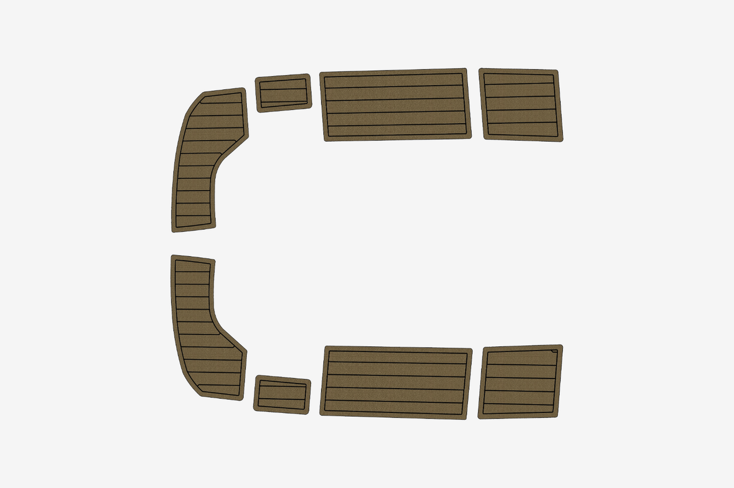 Beneteau 35 Anti-slip mat Custom EVA teak marine deck flooring
