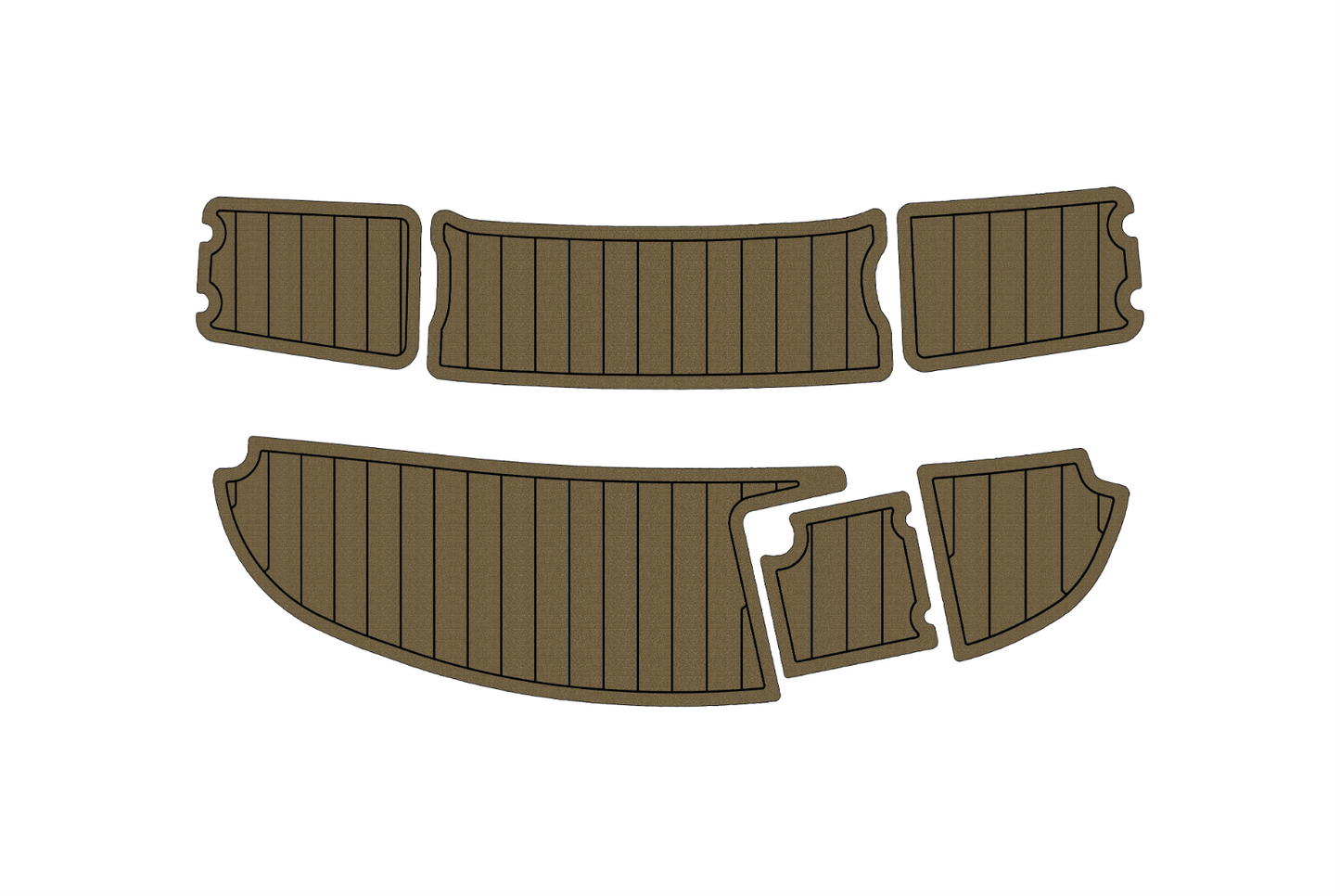 2003 CHAPRRAL 210 SS Swim platform 1/4"6mm EVA foam faux mat floor