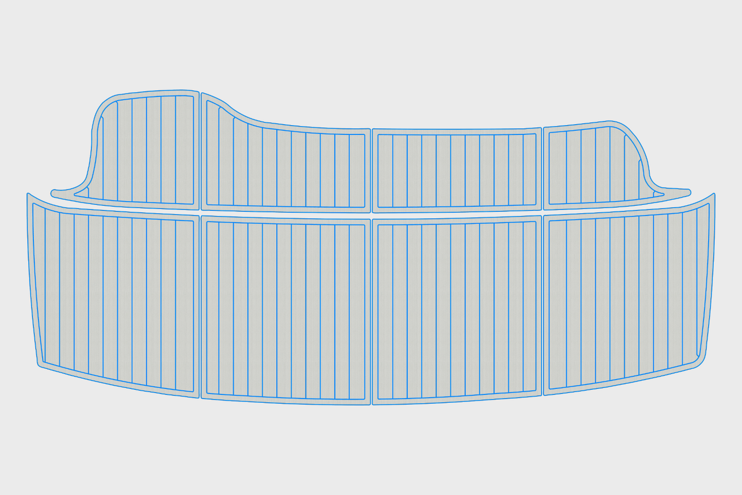 2000-2002 Wellcraft 3700 Martinique Swim platform 1/4"6mm EVA Foam faux floor