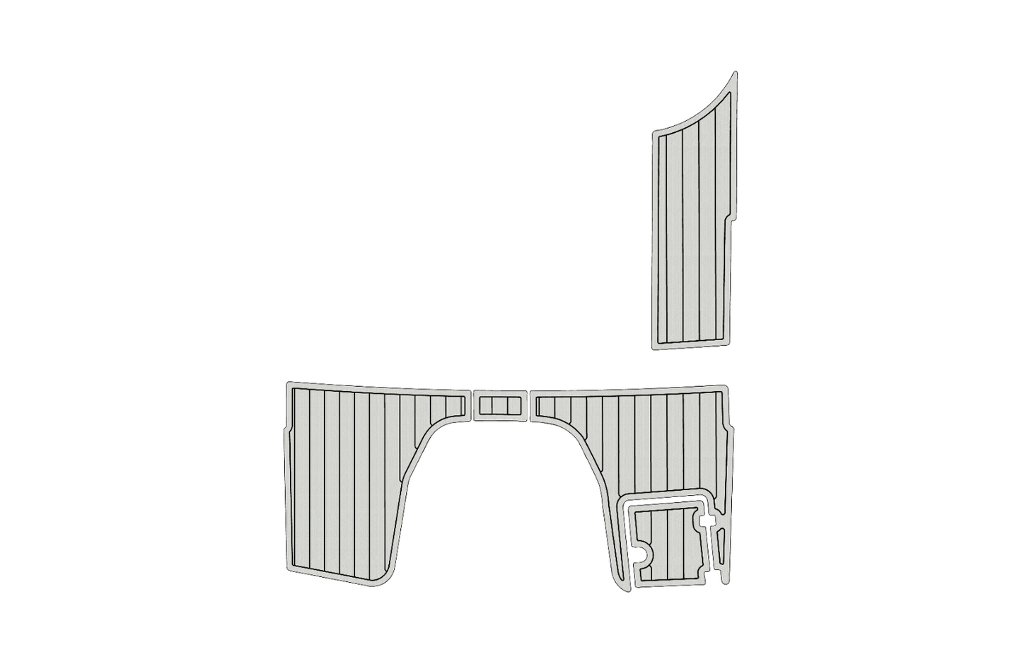 2020-2022 CHAPARRAL 267 SSX Swim platform 1/4"6mm EVA foam faux mat floor