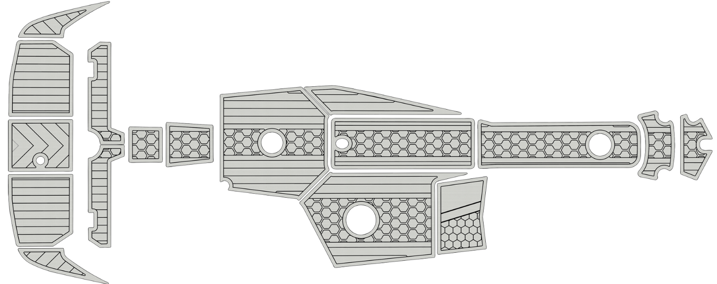 2006-2012 sea doo 210 wake Marine teak deck seadek EVA Foam Boat flooring