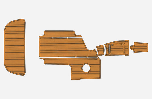 2008 Centurion Typhoon C4 Anti-slip Custom EVA teak marine deck flooring