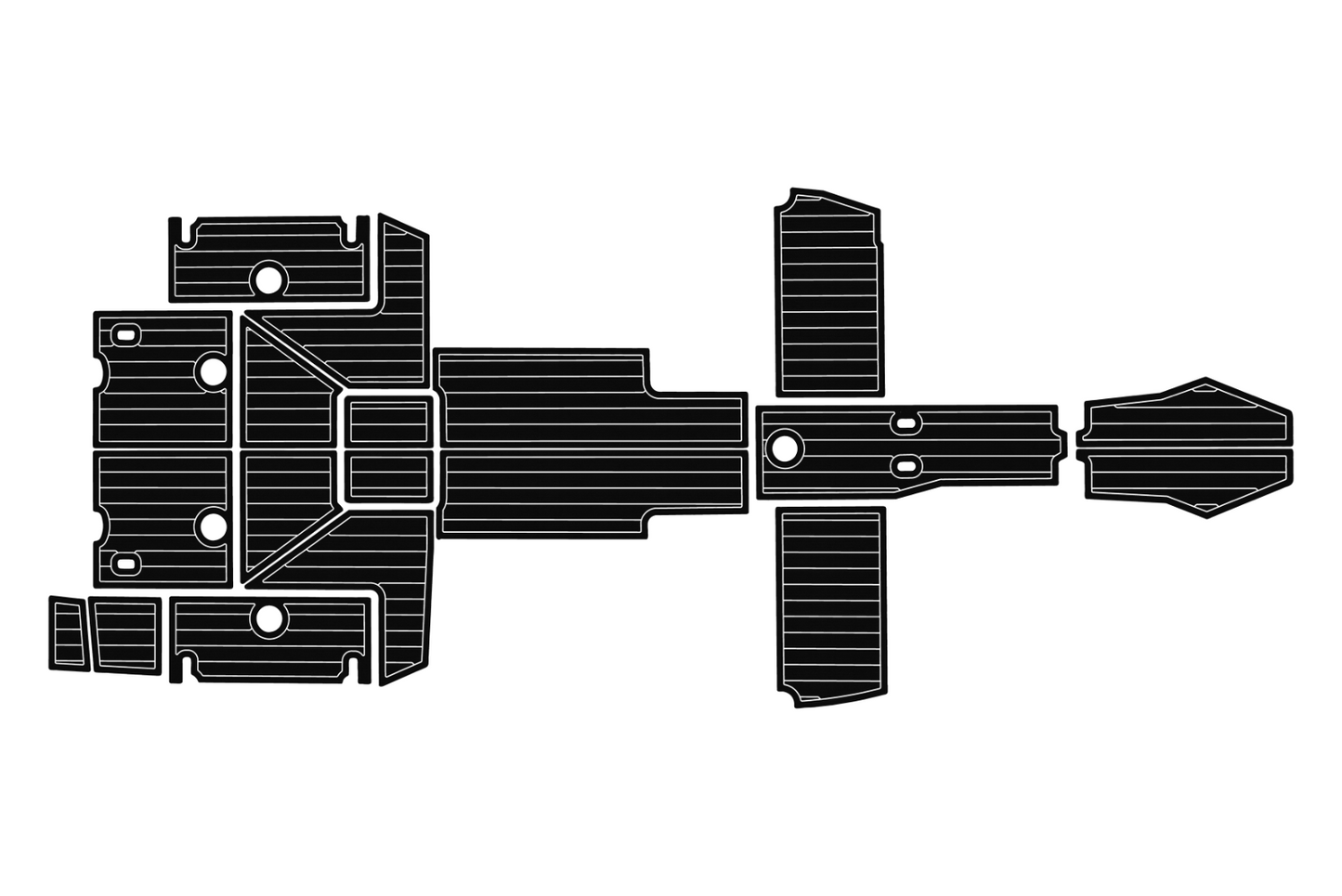 2021 Blackfin 272 DC Cockpit 1/4"6mm EVA foam floor