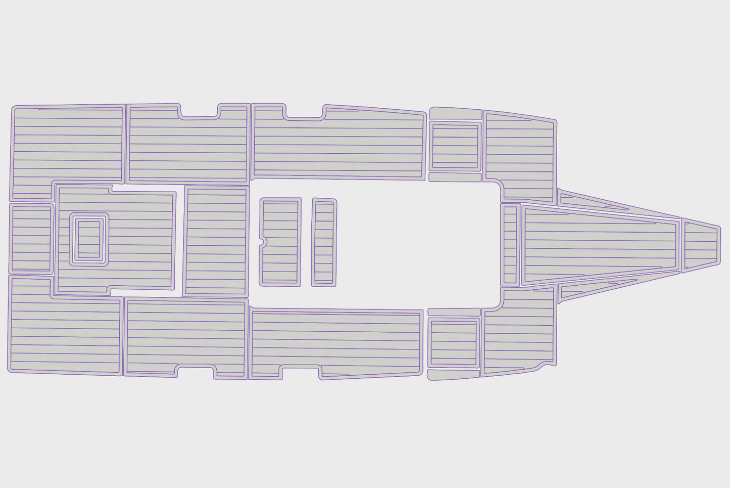 2002-2003 Regulator 26 FS Cockpit 1/4"6mm EVA Foam mat floor