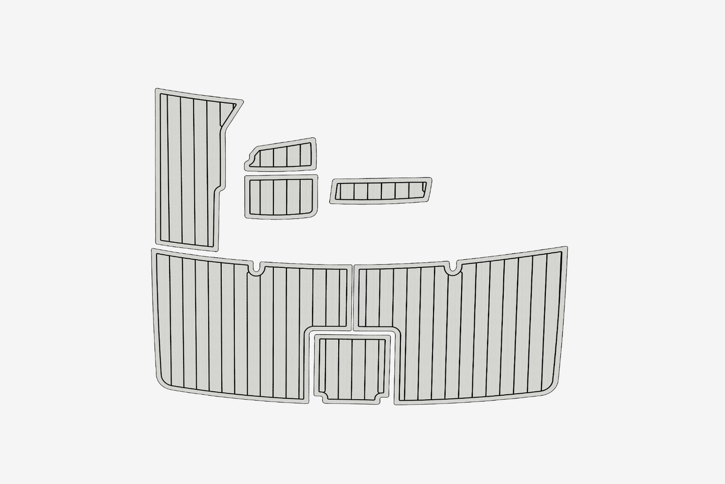 2008 Formula SS 280 Swim platform 1/4"6mm EVA Foam carpet marine floor