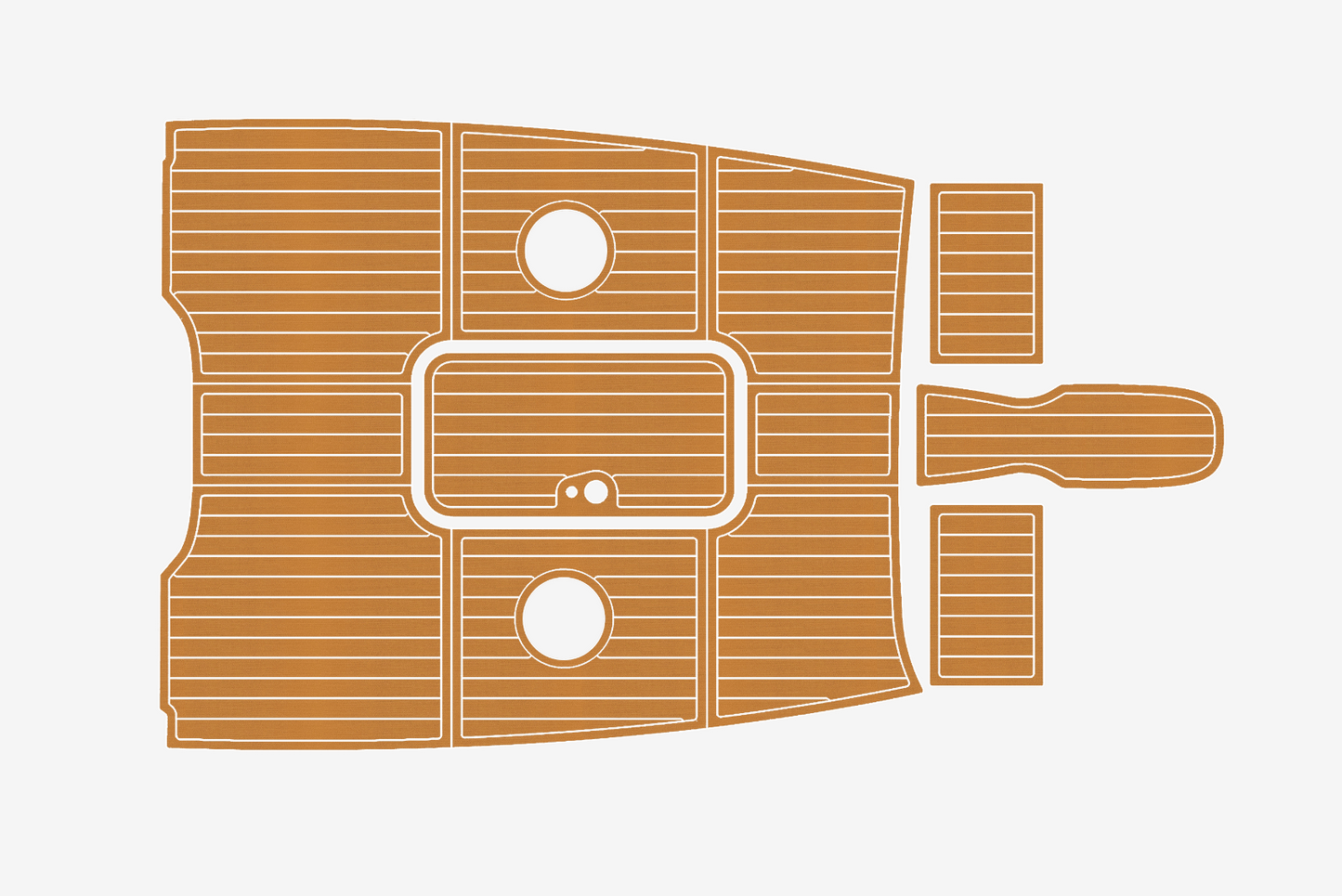 2014 Bayliner 185 BR Anti-slip mat Custom EVA marine deck flooring