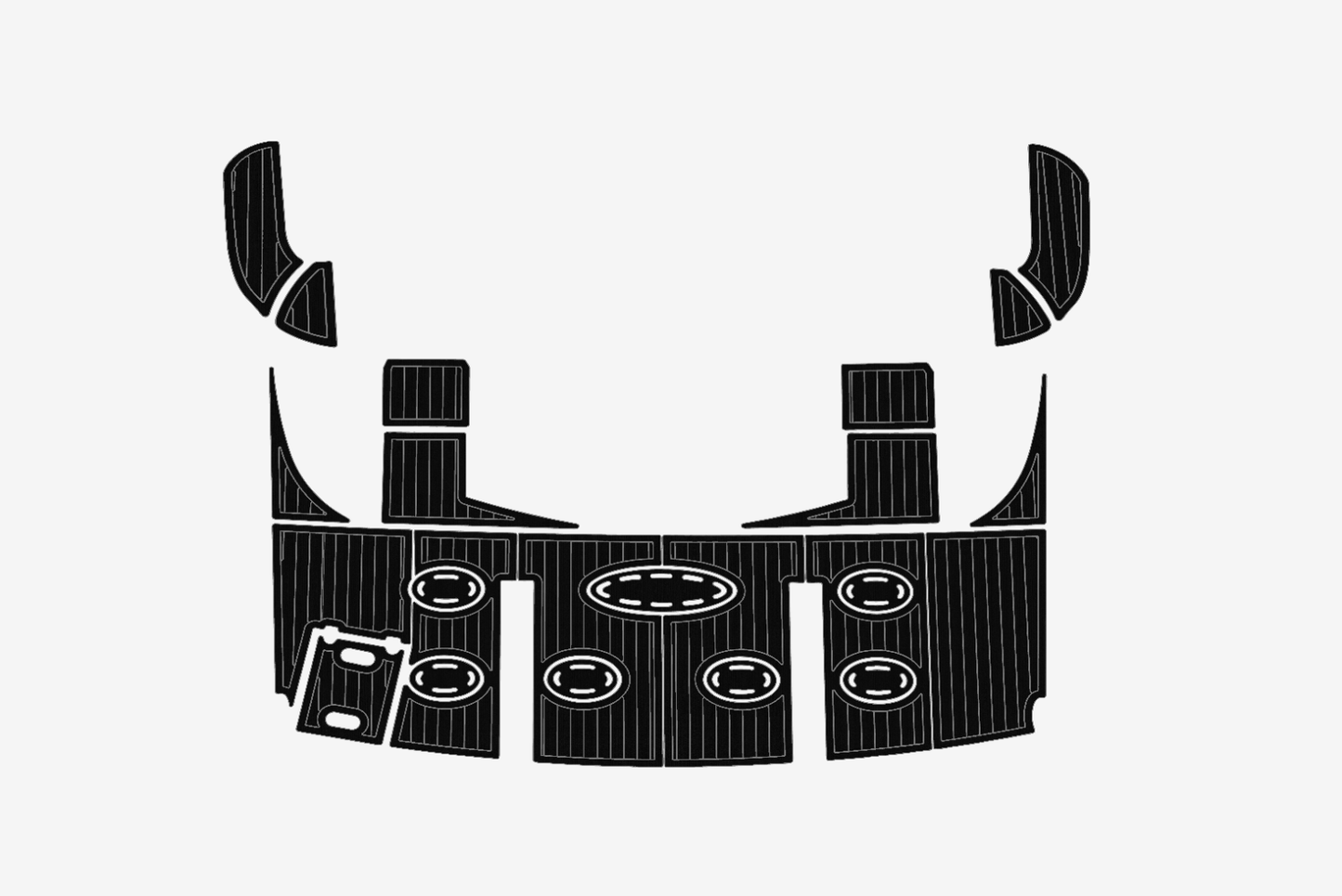 2012-2016 Cruisers 540 Swim platform 1/4"6mm EVA Foam carpet marine faux floor