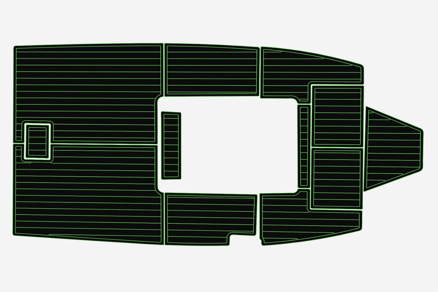 2002-2004 Regulator 21 FS CC Cockpit 1/4"6mm EVA Foam floor