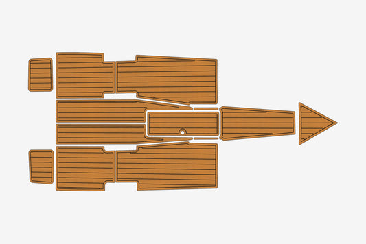 2008 Eliminator 23 Marine teak deck EVA Foam Boat flooring