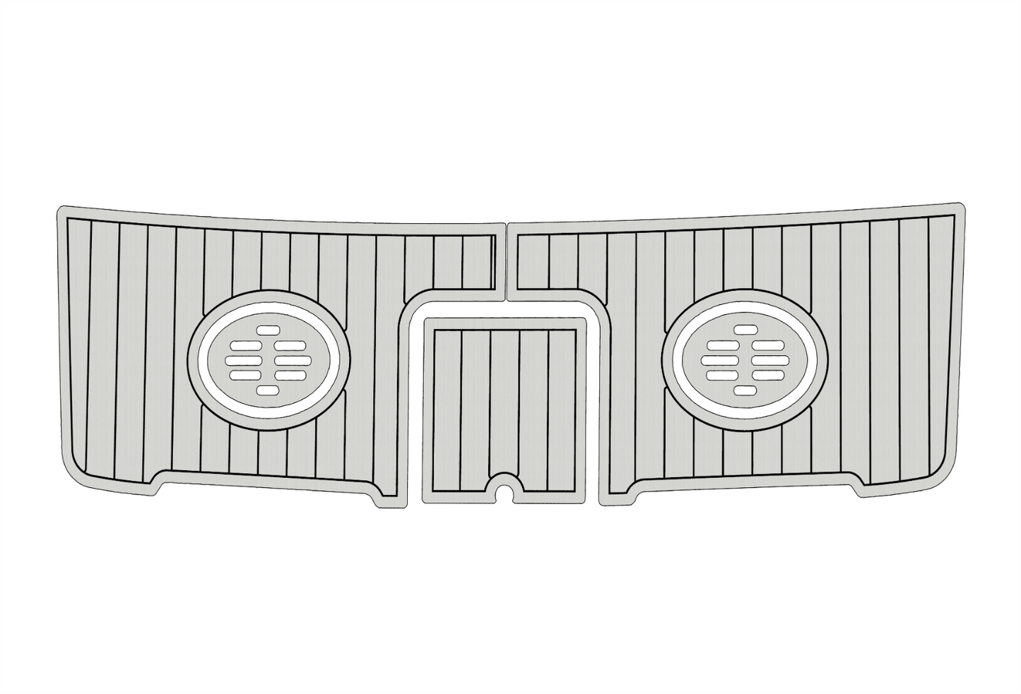 2000-2006 Monterey 302 cruiser Swim platform 1/4"6mm EVA Foam floor