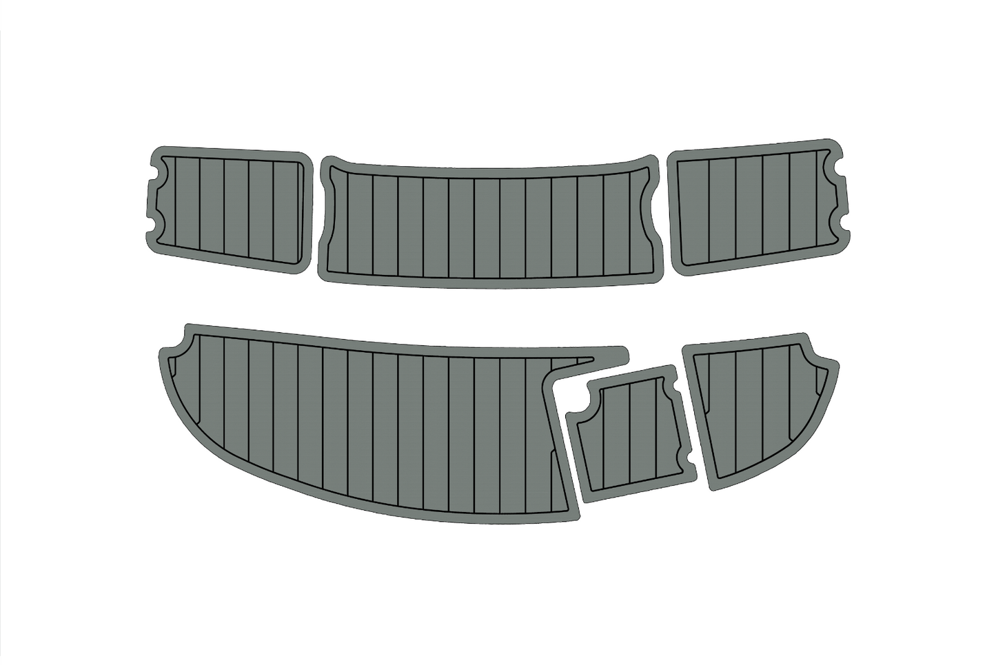 2003 CHAPRRAL 210 SS Swim platform 1/4"6mm EVA foam faux mat floor