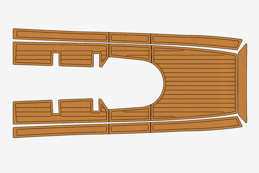 Zodiac 600 Sport Marine teak deck EVA Foam Boat flooring