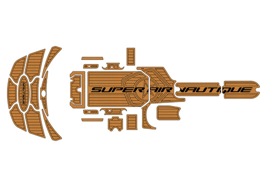 2006-2009 Nautique 220 Super Air Anti-slip Custom EVA faux teak marine flooring