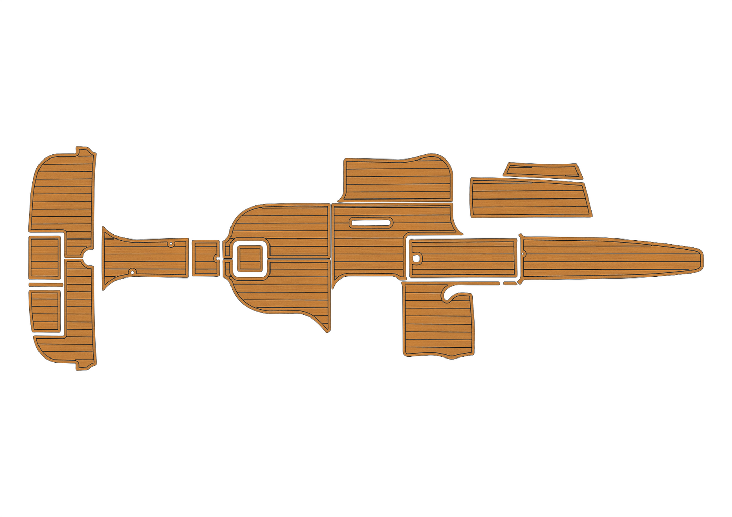 2002-2009 cobalt 282 Cockpit Swim platform 1/4"6mm EVA foam floor