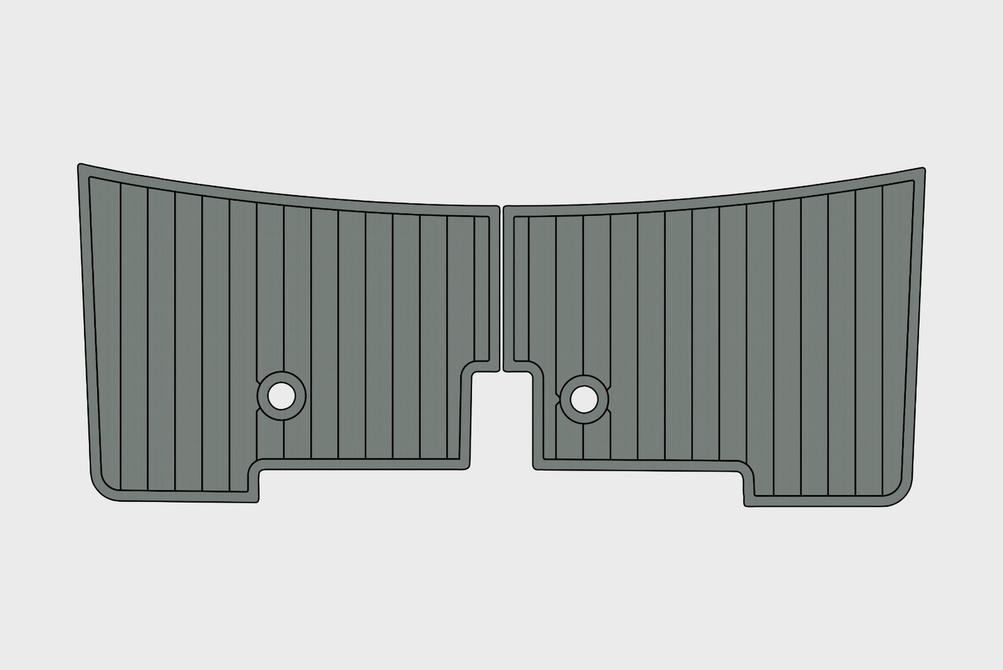 2005-2007 Regulator 28 center Consol Swim platform 1/4"6mm EVA Foam faux floor