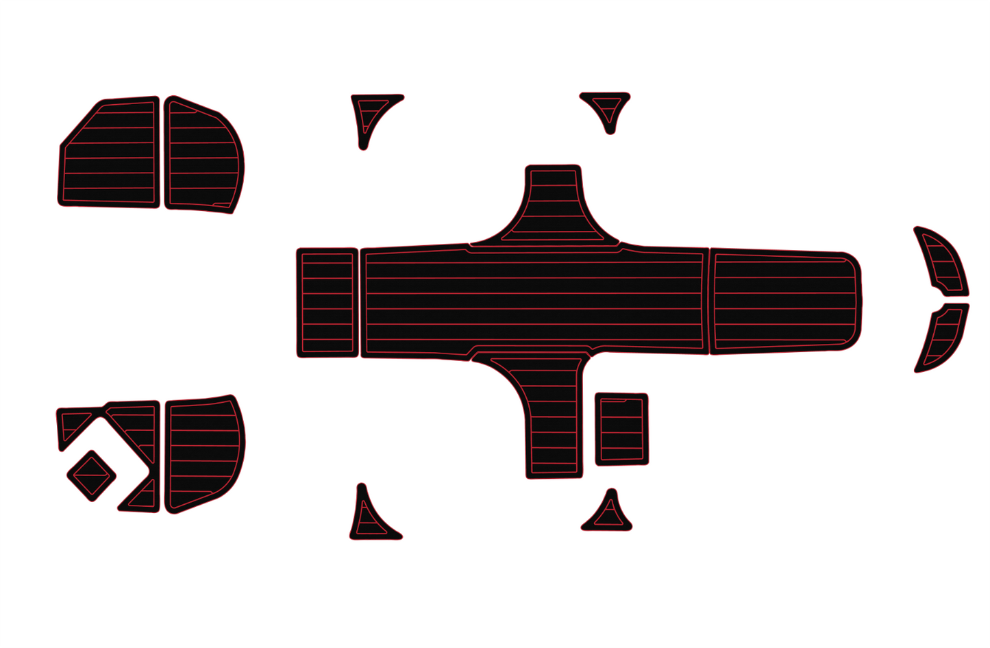 2013-2022 bayliner element E16 Cockpit swim platform 1/4" 6mm EVA foam floor