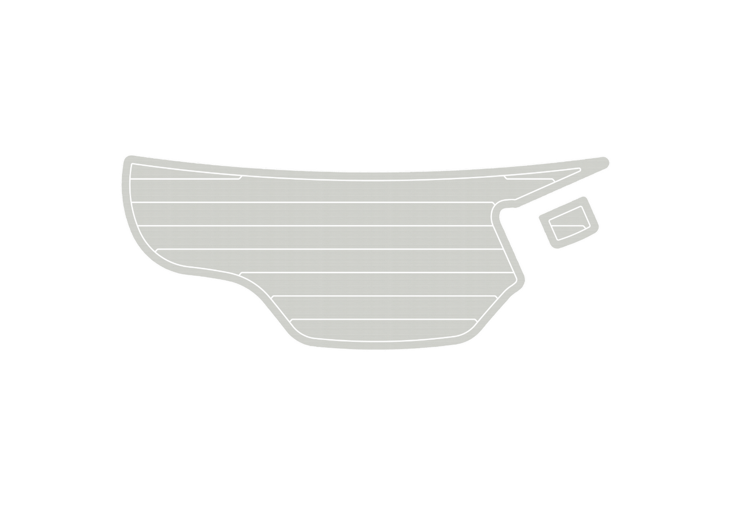 2004-2015 Tahoe Q4 Swim platform 1/4"6mm EVA foam faux MAT floor