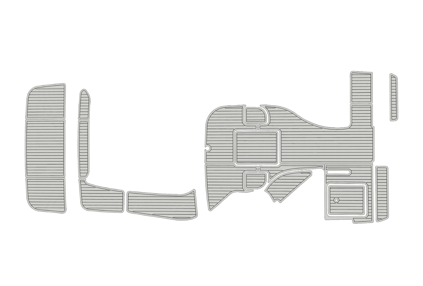 2008-2014 COBALT 323 Cockpit Swim platform 1/4"6mm EVA foam floor