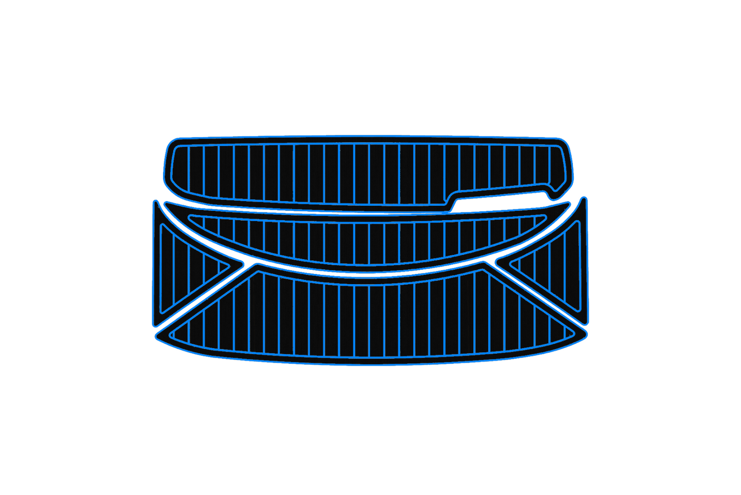 1998 Bayliner 2050 Marine teak deck EVA Foam Boat flooring