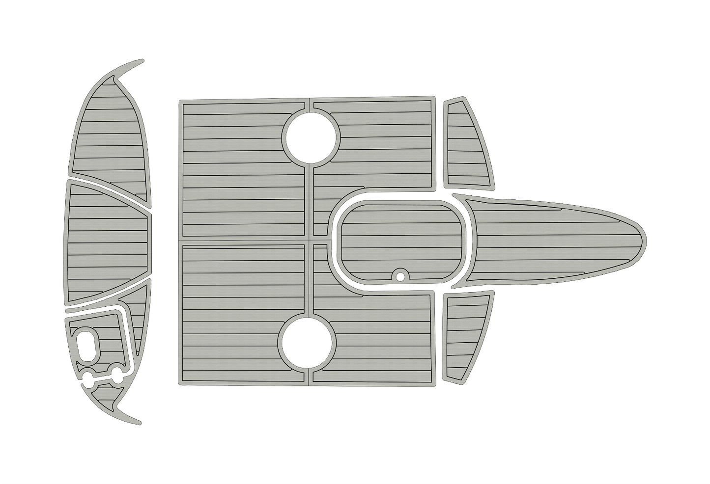 2005-2008 Four winns H200 Cockpit Swim platform 1/4"6mm EVA foam floor