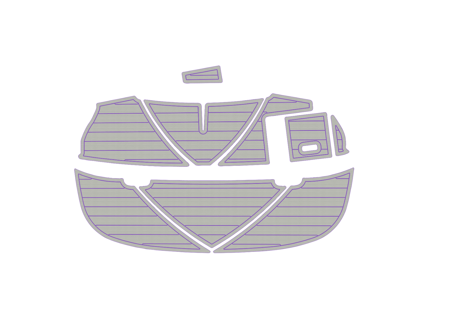 2003-2006 Bayliner 205 BR Swim platform 1/4"6mm EVA foam faux floor