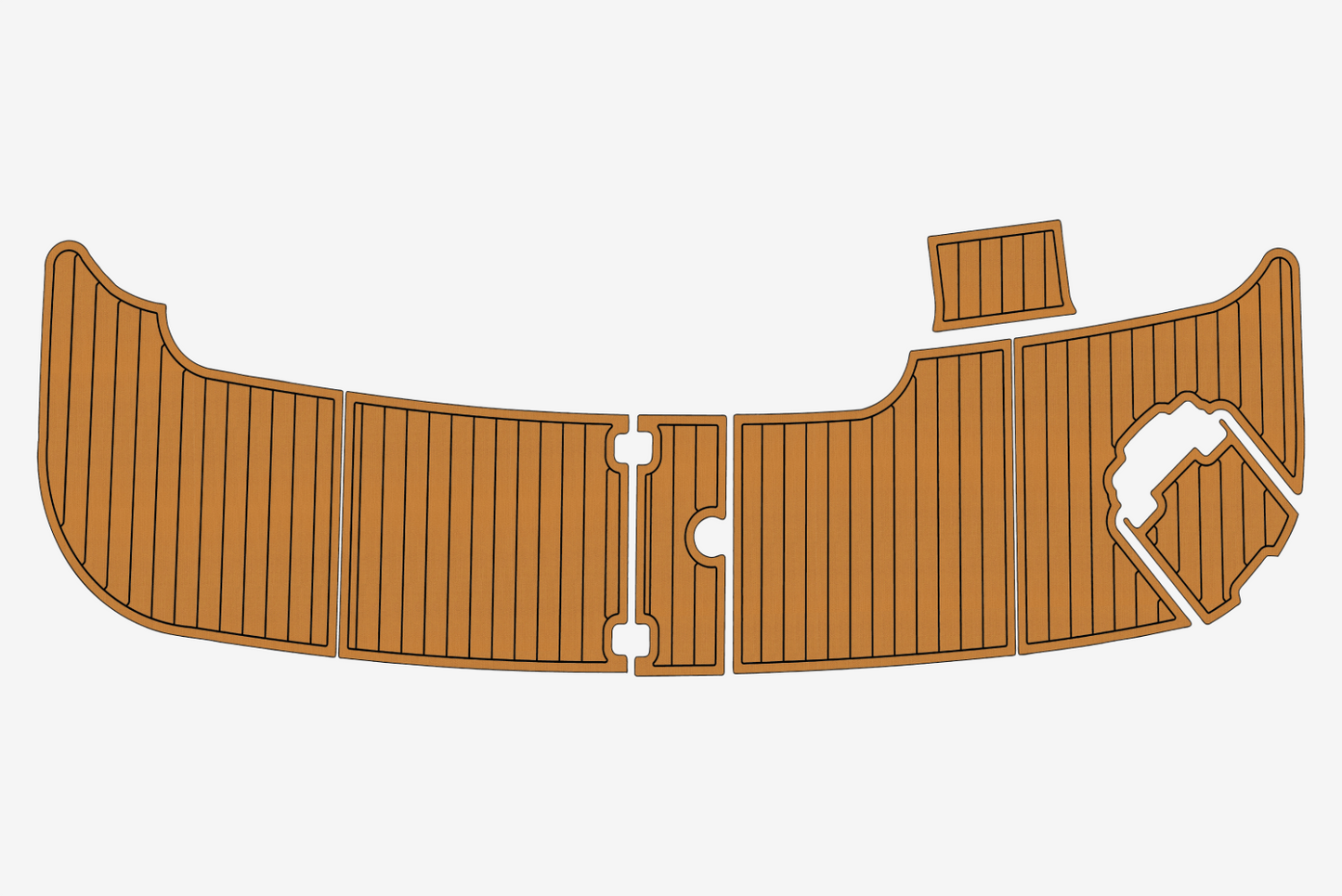 2002-2003 Carver 410 Sport Sedan Cockpit Swim platform 1/4"6mm EVA Foam floor
