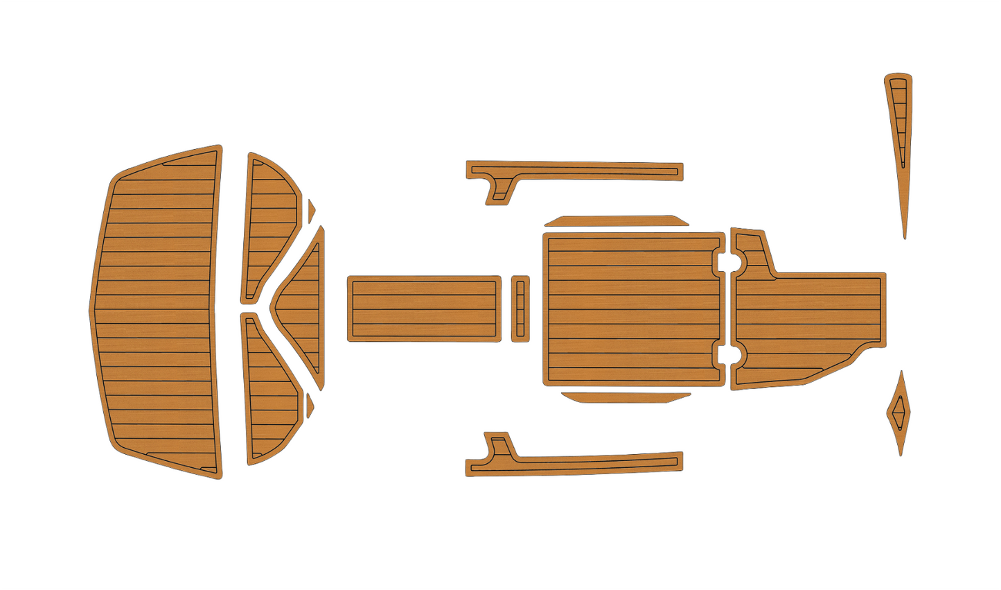 2012-2018 TIGE Z1 Cockpit Swim Platform 1/4"6mm EVA foam Faux teak mat floor