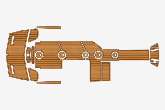 2014-2018 Mastercraft X46 Anti-slip Custom EVA faux teak marine deck flooring