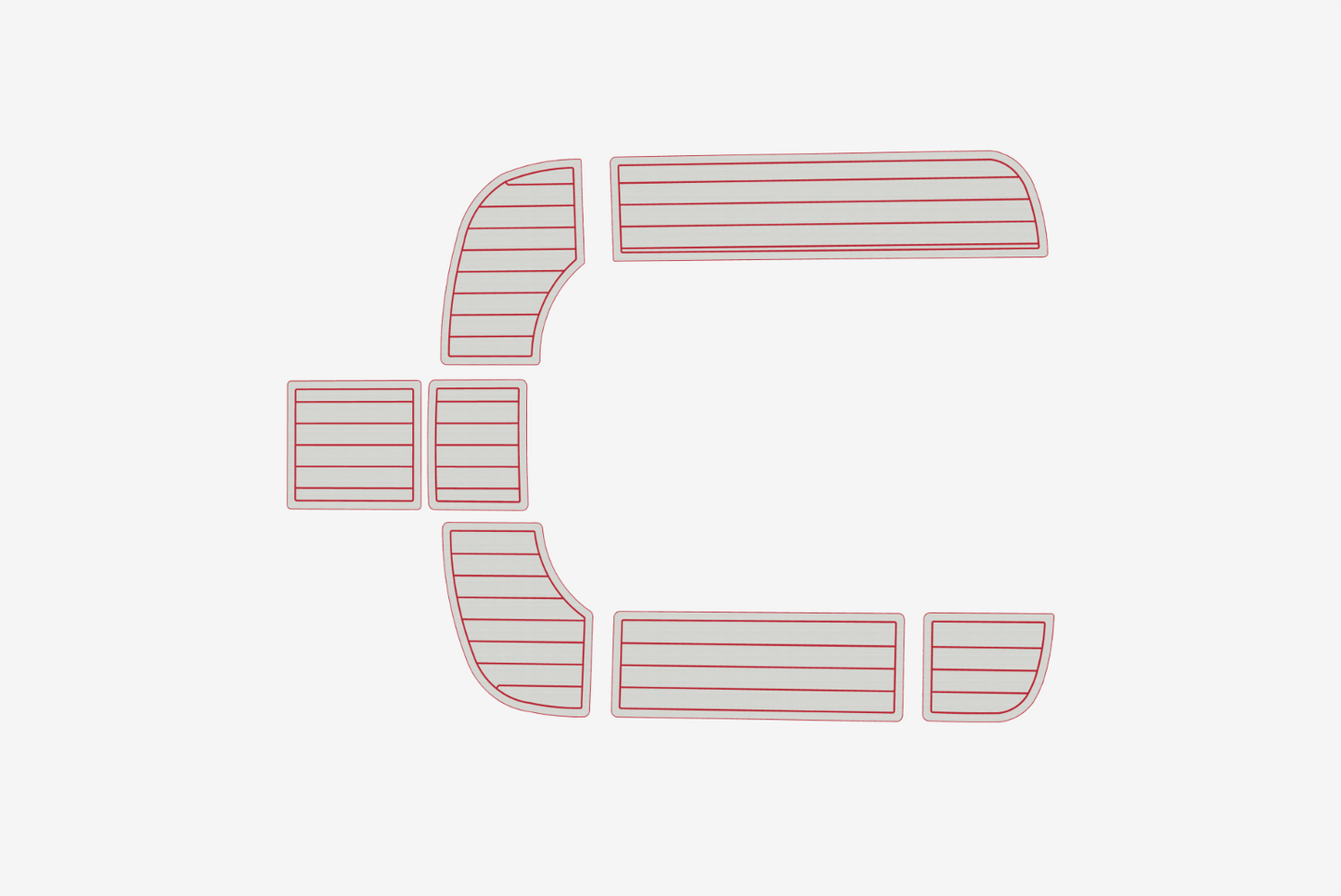 Beneteau 311 Anti-slip mat Custom EVA teak marine deck flooring