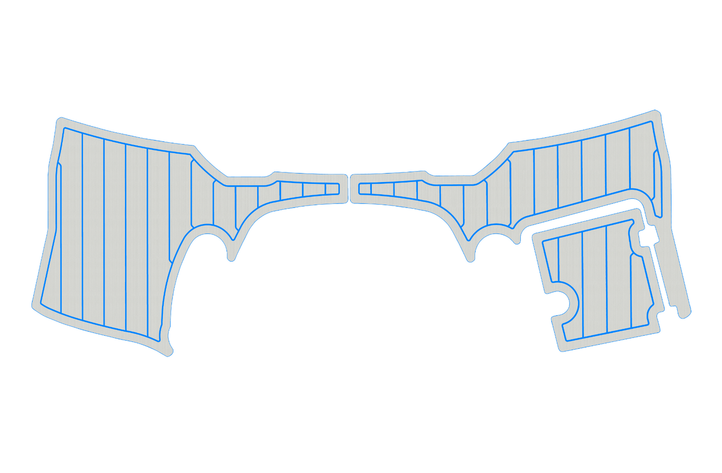 2021 CHAPARRAL 21 SSI OB Swim platform 1/4"6mm EVA foam faux mat floor