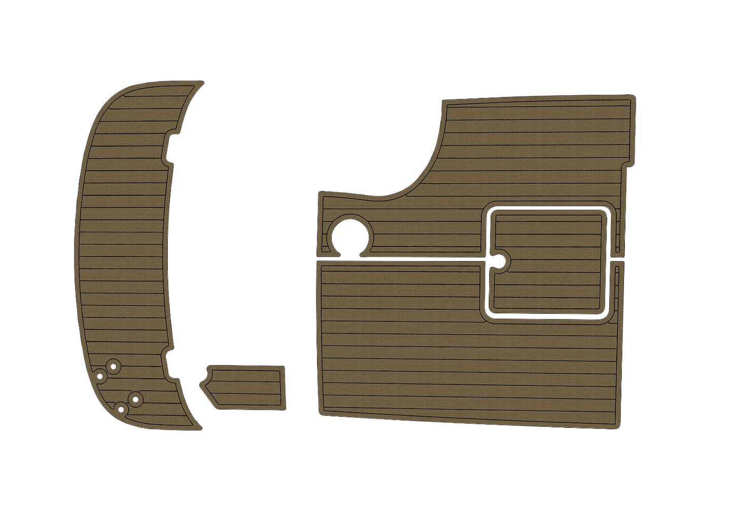 2010 Bayliner 802 Cockpit Swim platform 1/4" 6mm EVA foam floor
