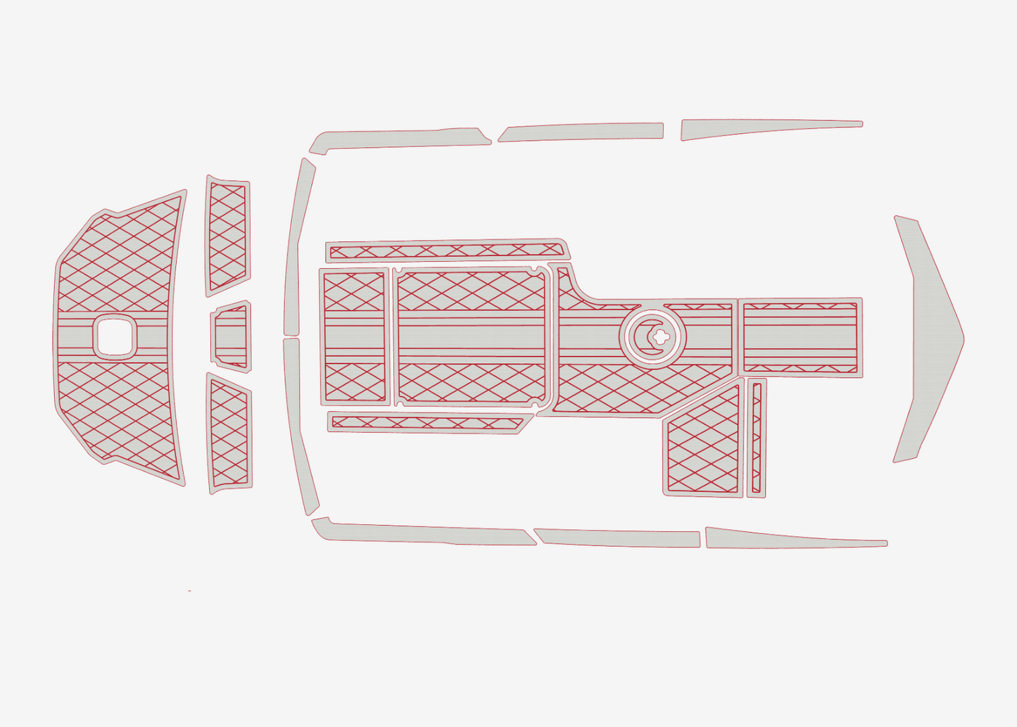 2020-2021 AXIS A20 Marine teak deck EVA Foam Boat flooring
