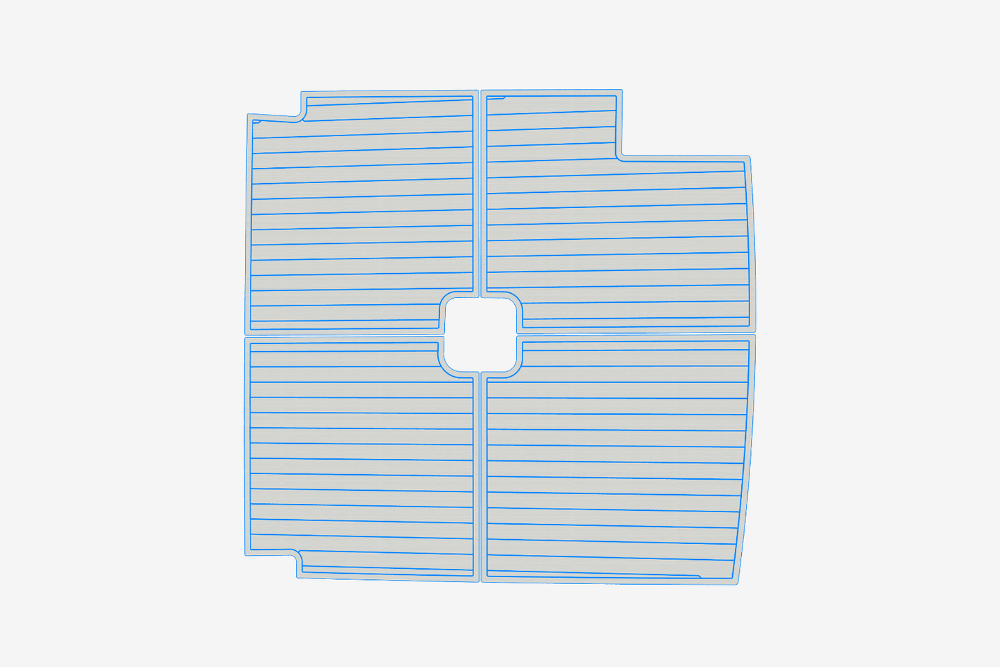 Bayliner MY 32 Anti-slip mat Custom EVA marine deck flooring