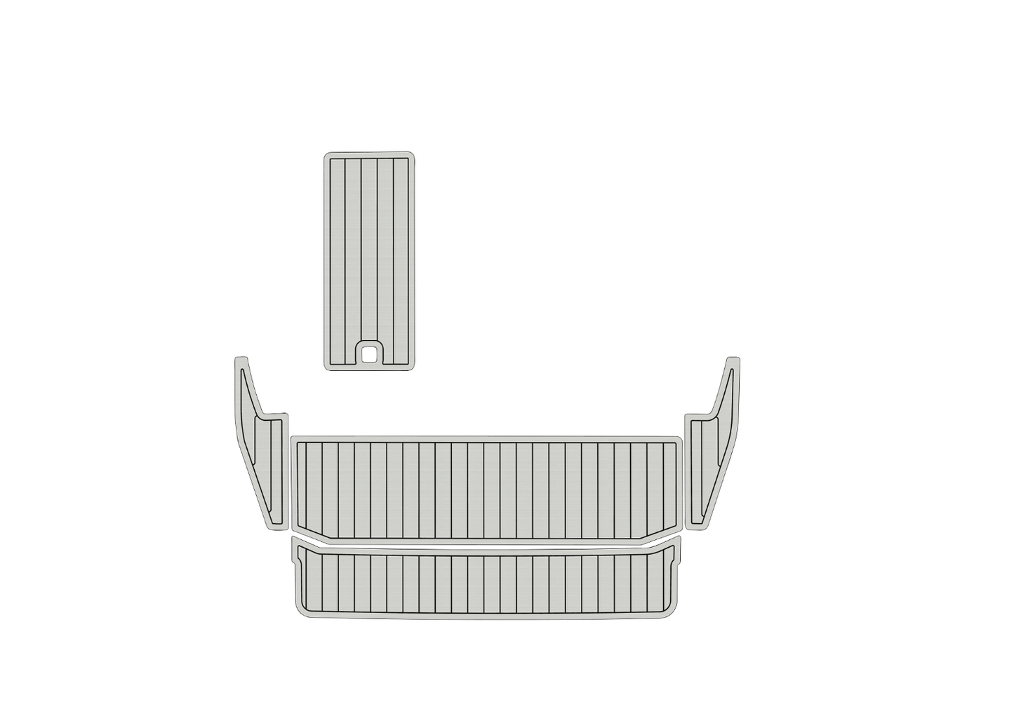 2015-2017 cobalt A25 Swim platform 1/4"6mm EVA foam floor