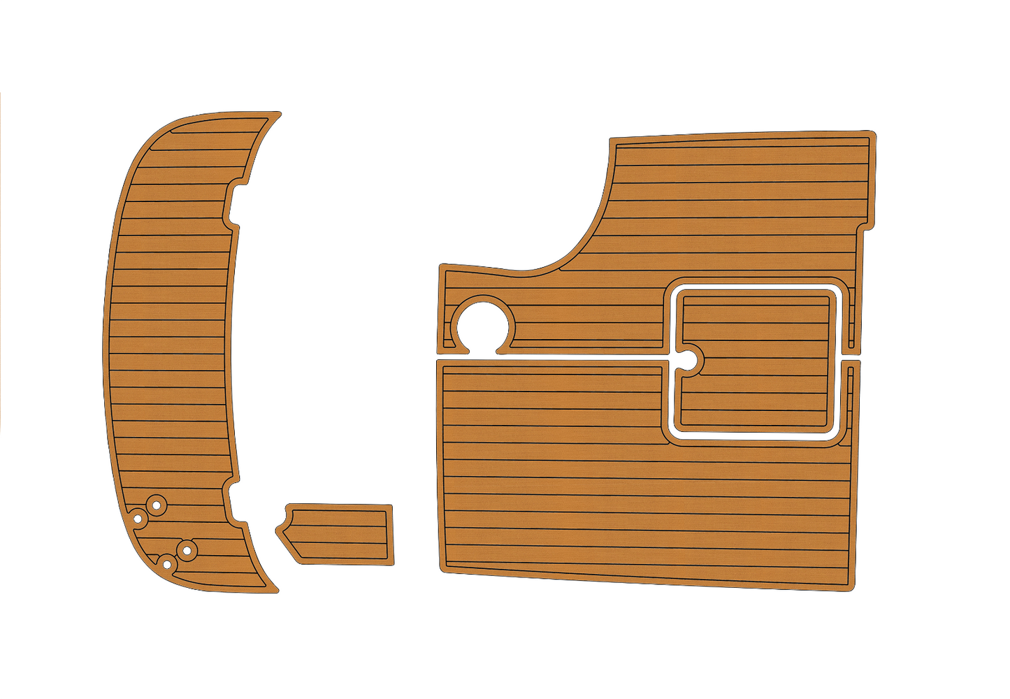 2010 Bayliner 802 Cockpit Swim platform 1/4" 6mm EVA foam floor
