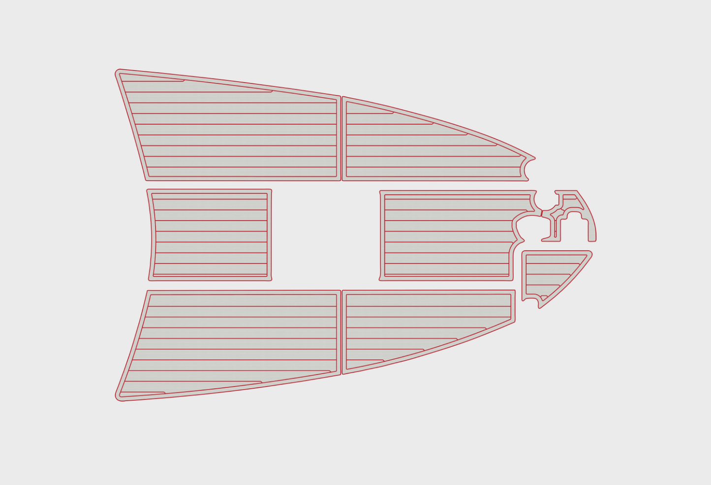 1997-2000 sea ray 270 Sundancer Bow 1/4"6mm EVA foam faux mat floor