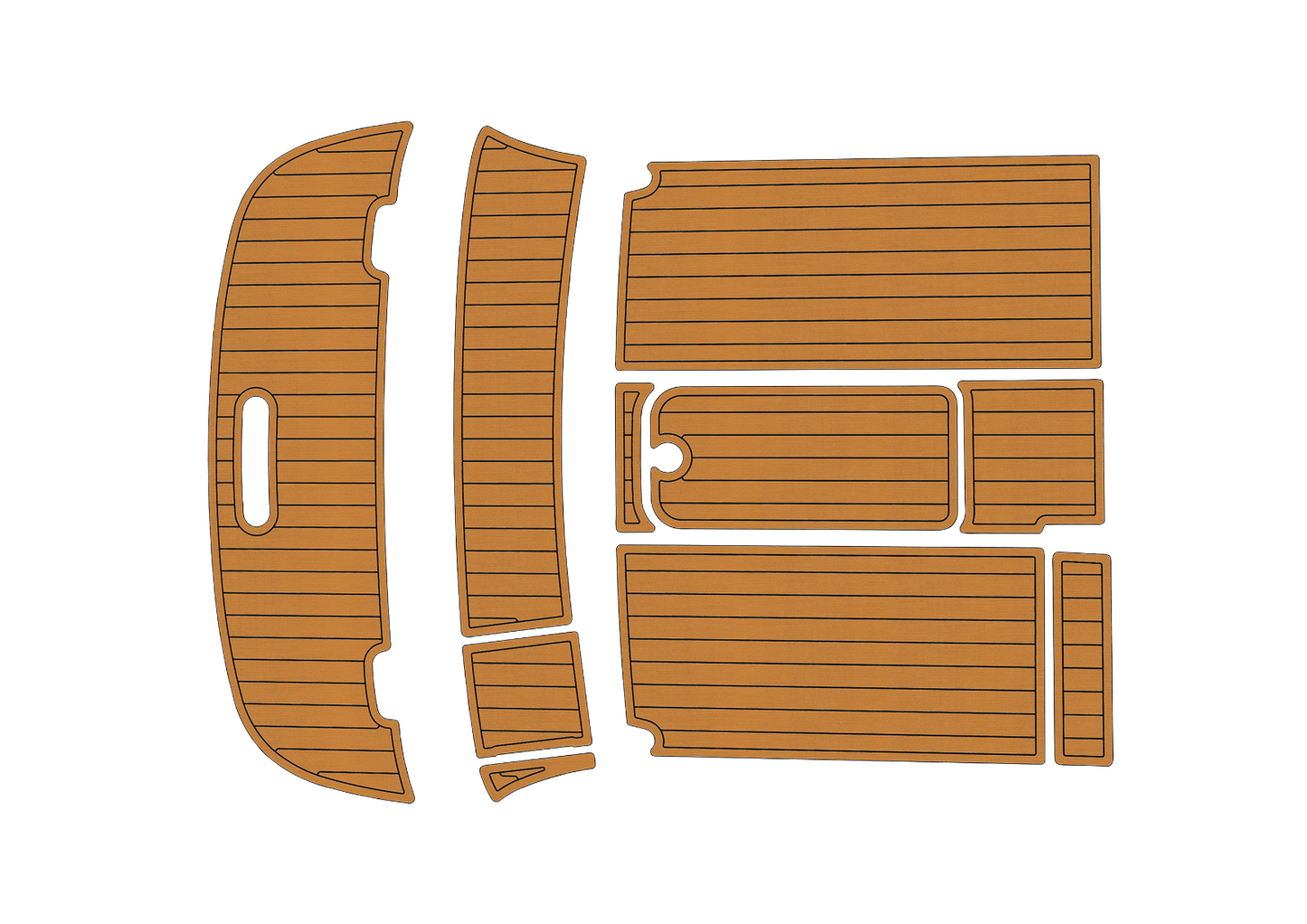 2010 Bayliner 652 Cockpit Swim platform 1/4" 6mm EVA foam floor