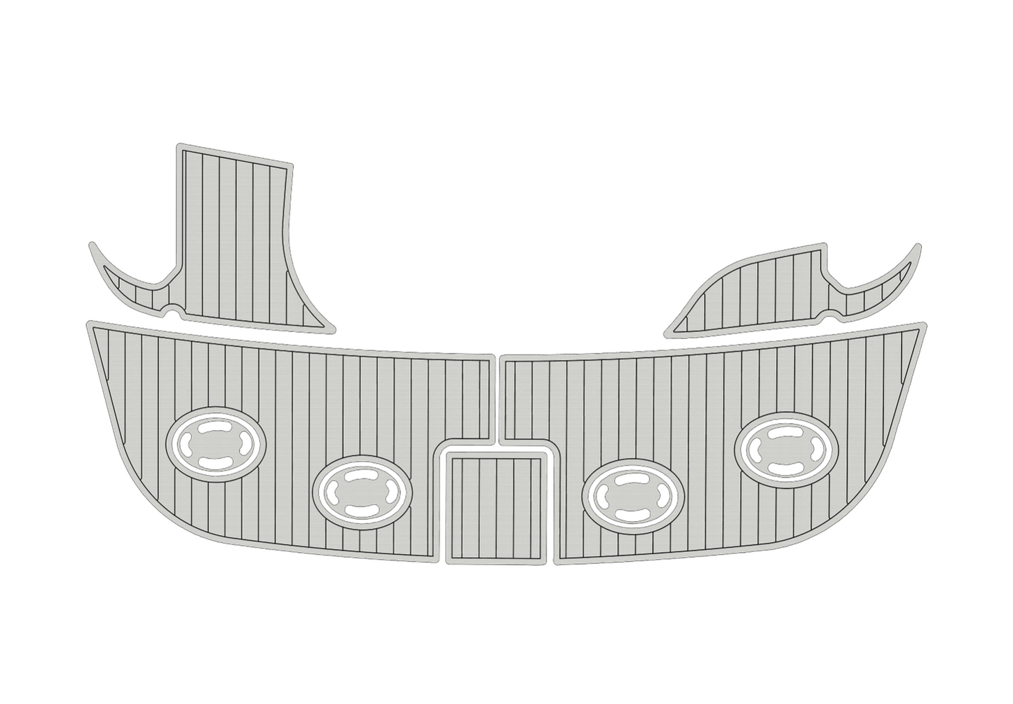 1999-2005 Sea Ray Sundancer 460 Swim platform 1/4"6mm EVA Fauxfoam floor
