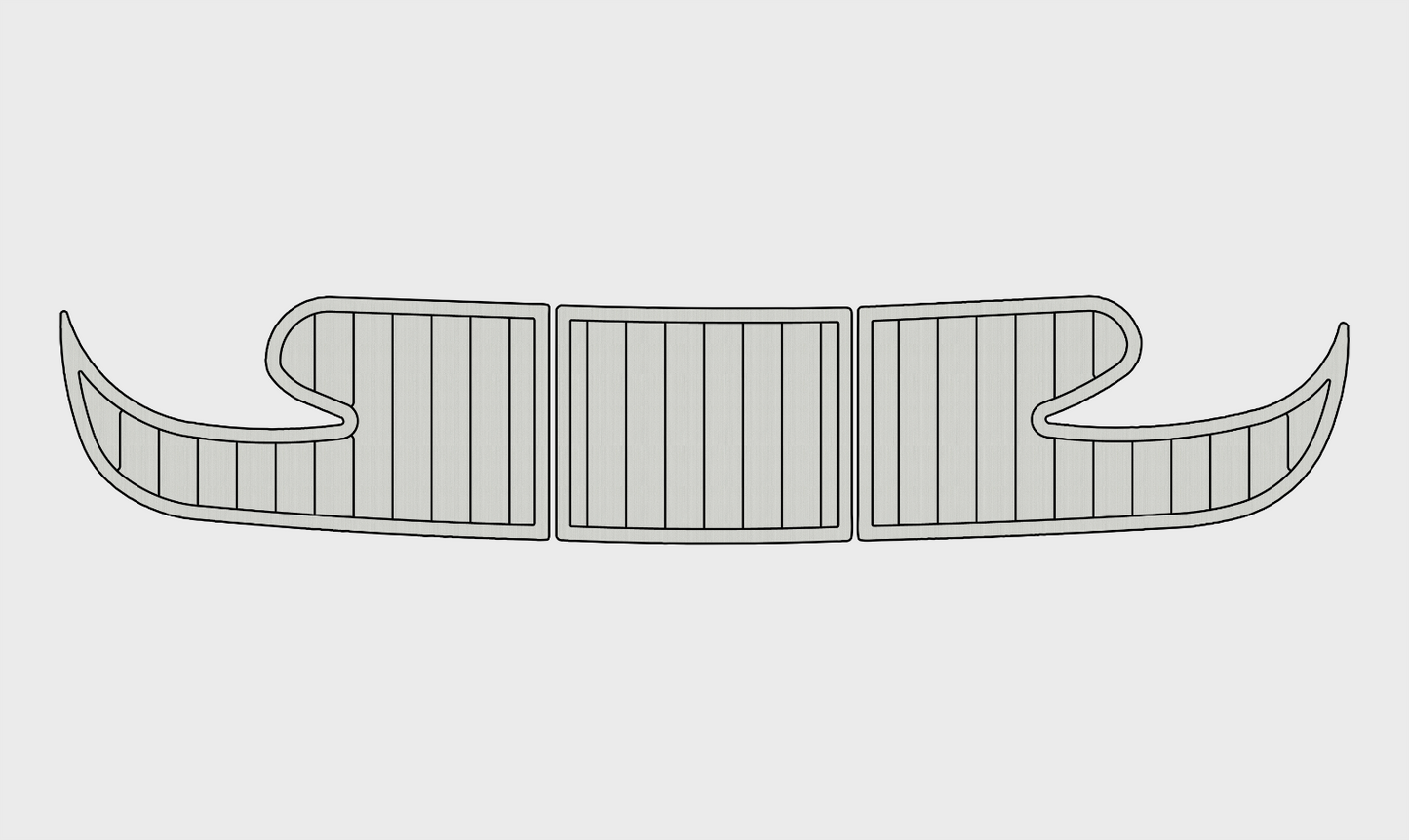 1995-1997 Rinker 232 Captiva Cuddy Cockpit Swim platform 1/4"6mm EVA foam floor