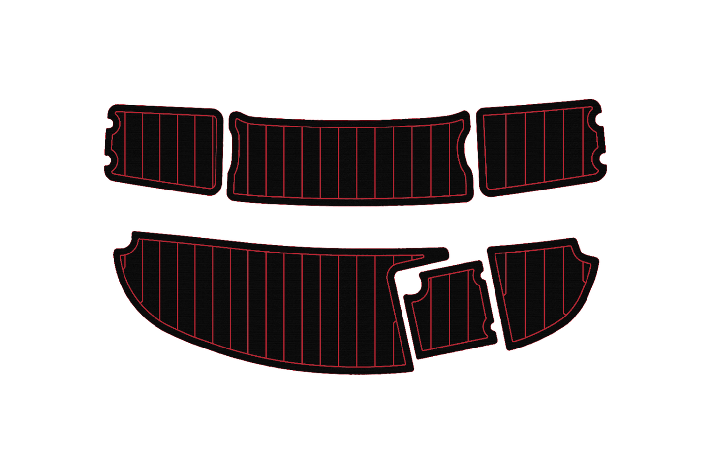 2003 CHAPRRAL 210 SS Swim platform 1/4"6mm EVA foam faux mat floor