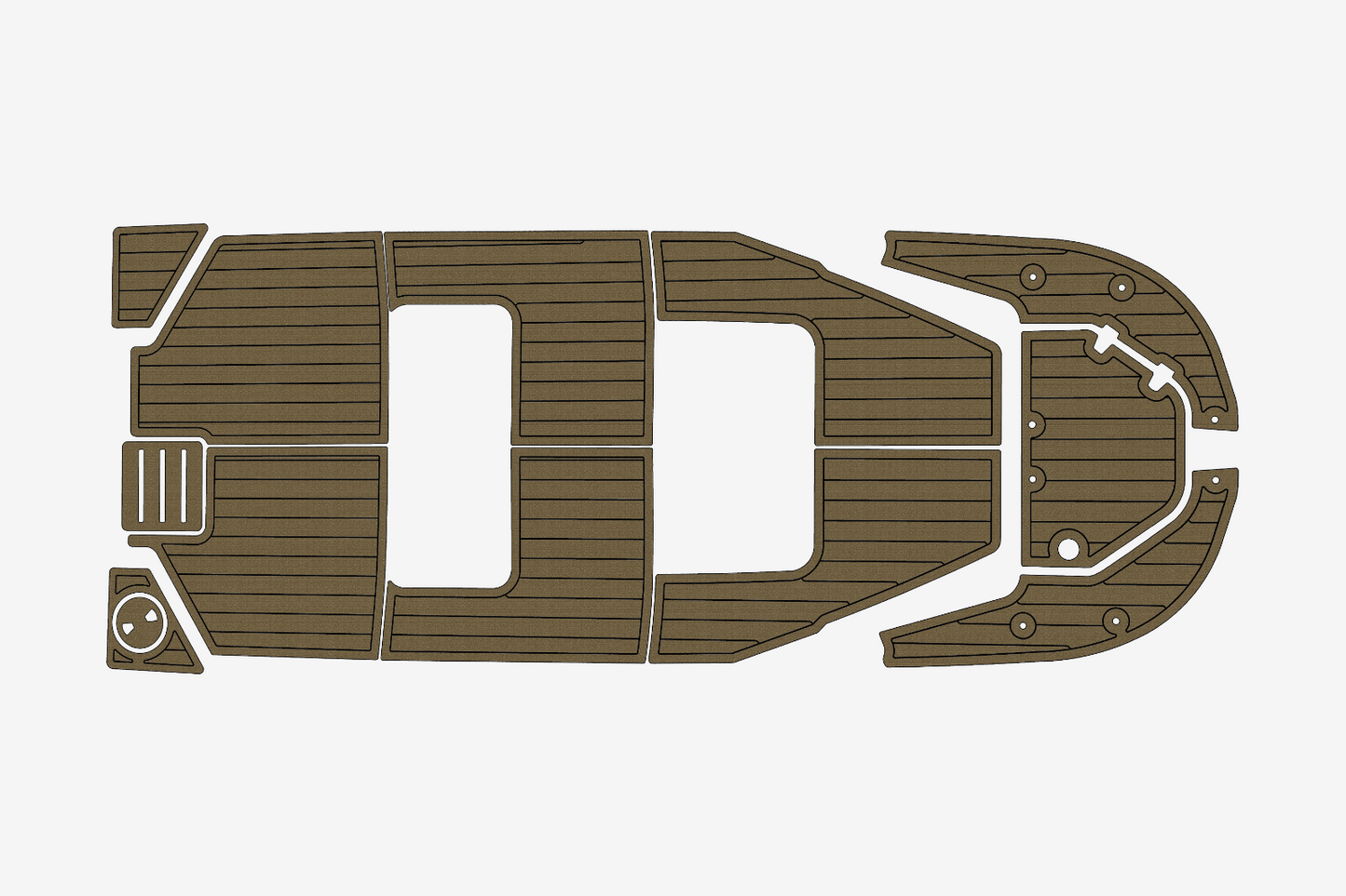 2021 Boston Whaler 150 Montauk Anti-slip Custom EVA marine deck flooring