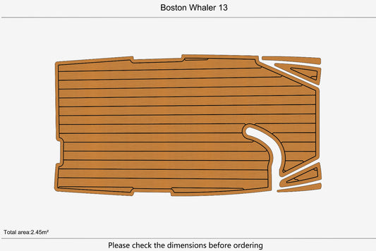Boston Whaler 13 Anti-slip Custom EVA marine deck flooring
