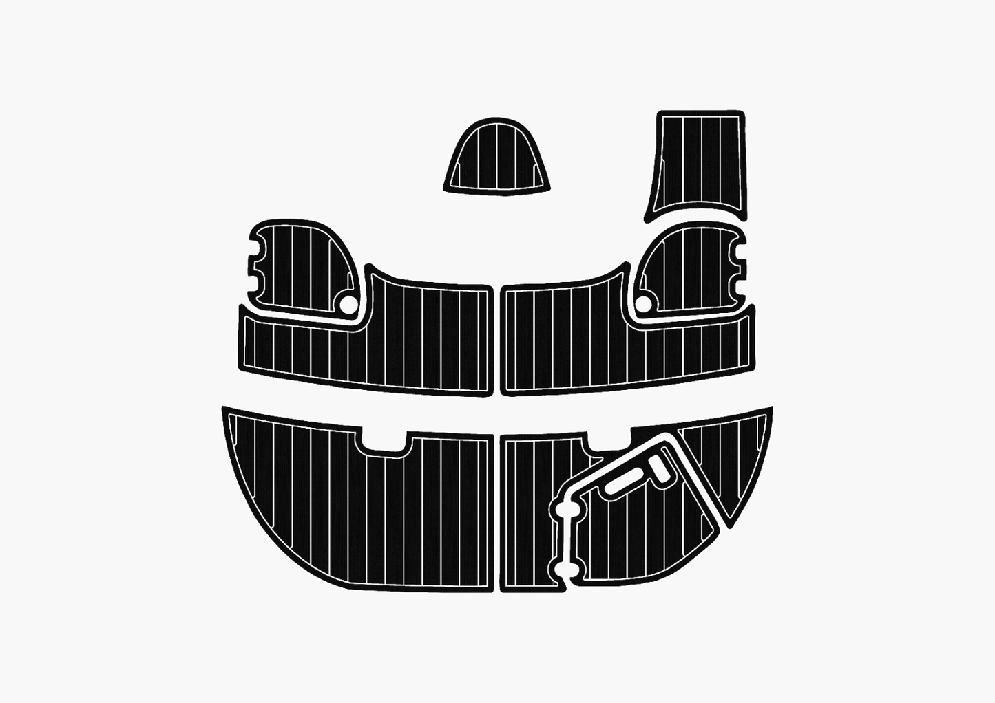 2005 TAHOE 234 Marine teak deck seadek EVA Foam Boat flooring